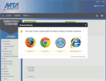 Tablet Screenshot of mtabenefits.accessdevelopment.com
