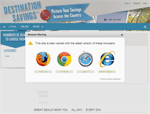 Tablet Screenshot of destination-savings.accessdevelopment.com